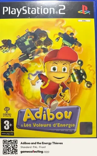 Adiboo and the Energy Thieves PlayStation 2, PAL box front