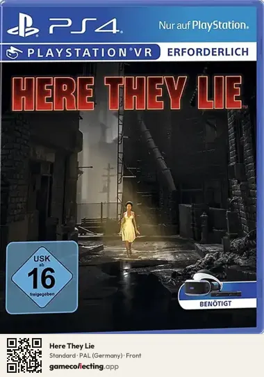 Here They Lie PlayStation 4, Germany box front
