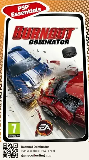 Burnout Dominator PlayStation Portable, PAL box front