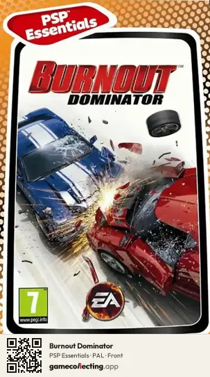 Burnout Dominator PlayStation Portable, PAL box front