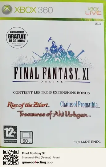 Final Fantasy XI Xbox 360, France box front