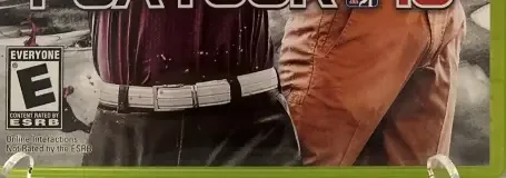 Tiger Woods PGA Tour 13, the ESRB box on its front