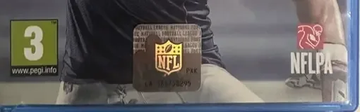 Madden NFL 17, the PEGI square on its front