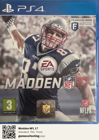 Madden NFL 17 PlayStation 4, PAL box front