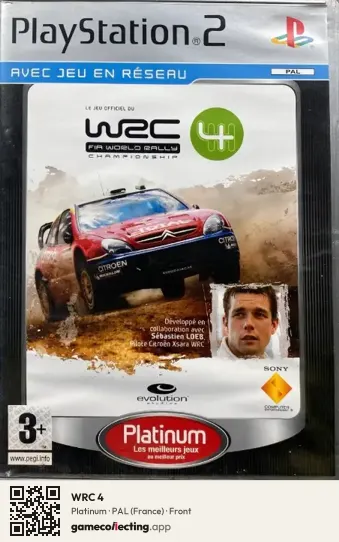 WRC 4 PlayStation 2, France box front