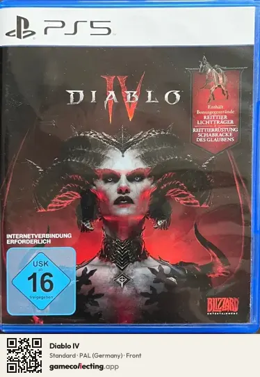 Diablo IV PlayStation 5, Germany box front