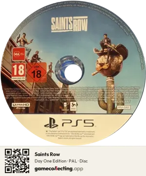 Saints Row PlayStation 5, PAL disc