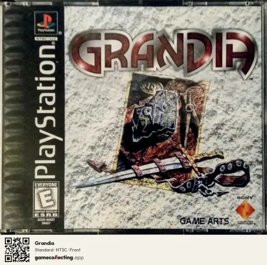 Grandia PlayStation, NTSC box front
