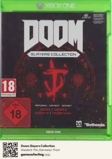 Doom Slayers Collection Xbox One, Germany box front