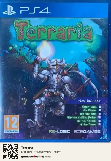 Terraria PlayStation 4, Germany box front