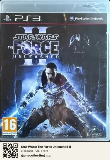 Star Wars: The Force Unleashed II PlayStation 3, PAL box front
