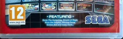 Sonic's Ultimate Genesis Collection, the PEGI square on its front