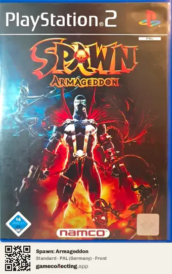Spawn: Armageddon PlayStation 2, Germany box front