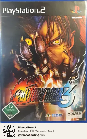 Bloody Roar 3 PlayStation 2, Germany box front