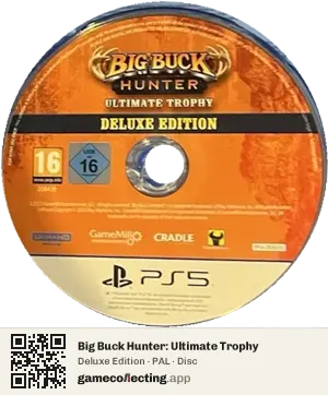 Big Buck Hunter: Ultimate Trophy PlayStation 5, PAL disc