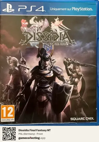 Dissidia Final Fantasy NT PlayStation 4, Germany box front