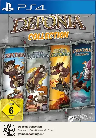 Deponia Collection PlayStation 4, Germany box front