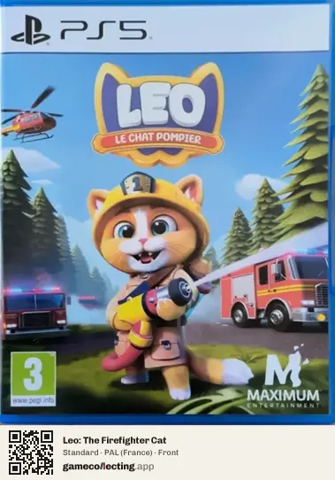 Leo: The Firefighter Cat PlayStation 5, France box front