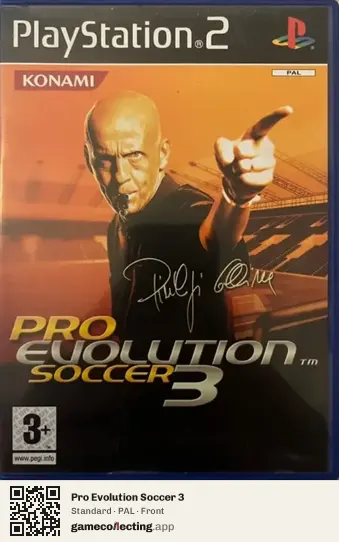 Pro Evolution Soccer 3 PlayStation 2, PAL box front
