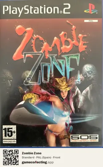 Zombie Zone PlayStation 2, Spain box front