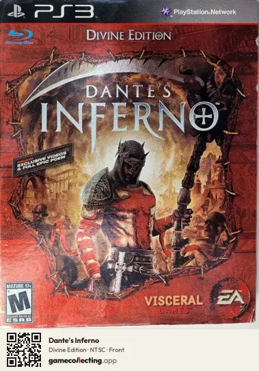 Dante's Inferno PlayStation 3, NTSC box front