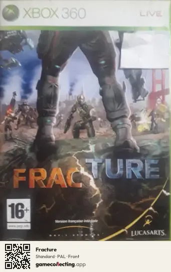 Fracture Xbox 360, PAL box front