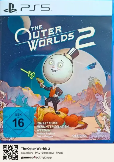 The Outer Worlds 2 PlayStation 5, Germany box front