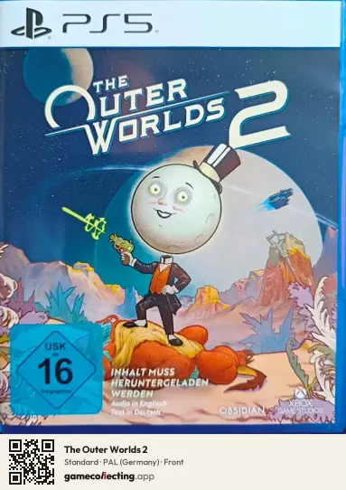 The Outer Worlds 2 PlayStation 5, Germany box front