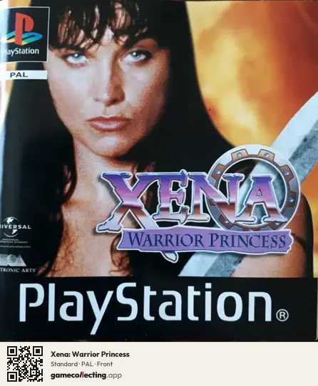 Xena: Warrior Princess PlayStation, PAL box front