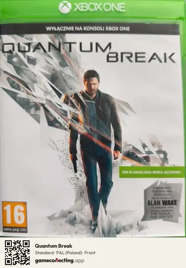 Quantum Break Xbox One, Poland box front