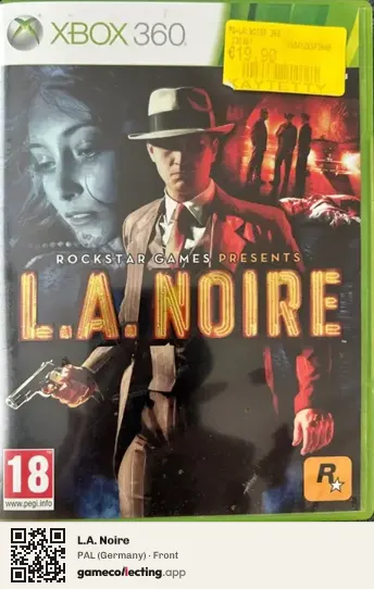 L.A. Noire Xbox 360, Germany box front