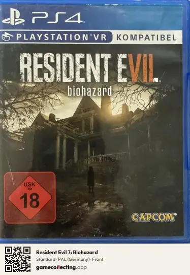 Resident Evil 7: Biohazard PlayStation 4, Germany box front