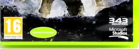 Halo 4, the PEGI square on its front