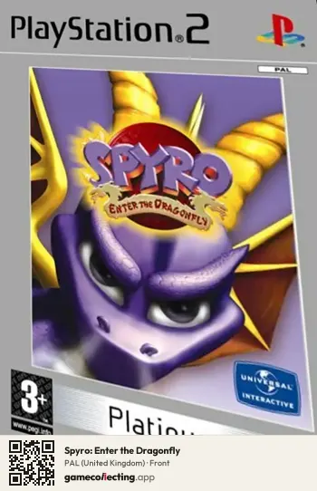 Spyro: Enter the Dragonfly PlayStation 2, United Kingdom box front