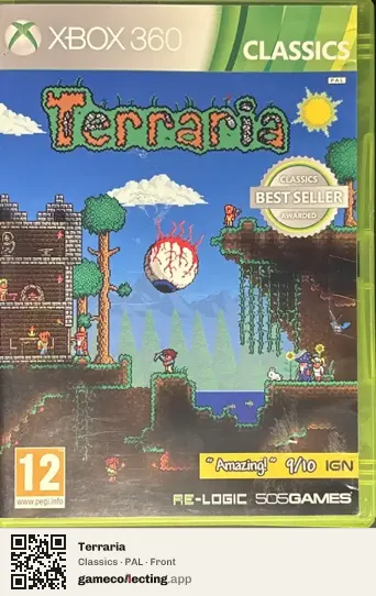 Terraria Xbox 360, PAL box front
