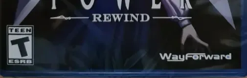 Clock Tower: Rewind, the ESRB box on its front