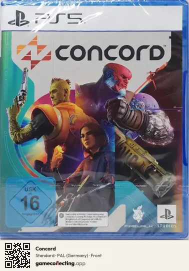 Concord PlayStation 5, Germany box front