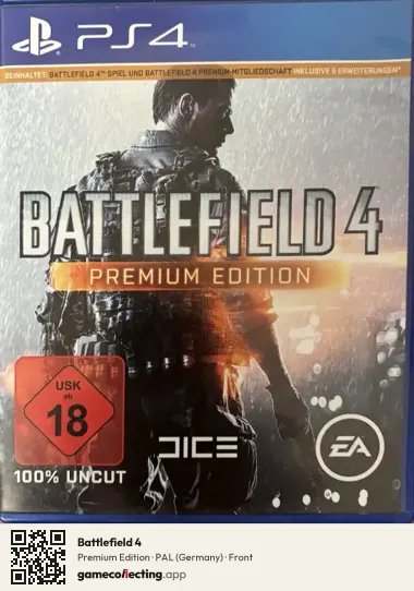 Battlefield 4 PlayStation 4, Germany box front