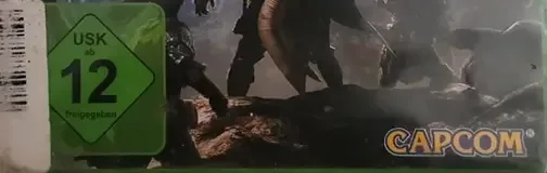 Monster Hunter: World, the USK square on its front