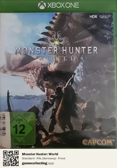 Monster Hunter: World Xbox One, Germany box front