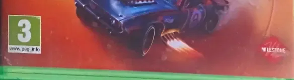 Hot Wheels Unleashed, the PEGI square on its front