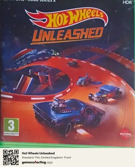 Hot Wheels Unleashed Xbox One, United Kingdom box front