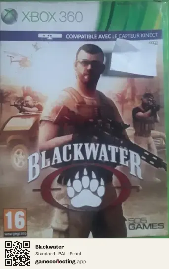 Blackwater Xbox 360, PAL box front