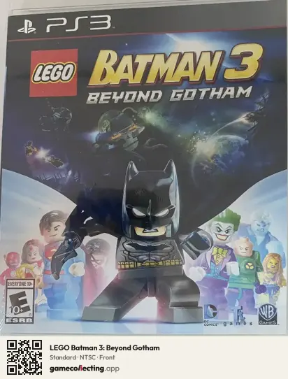 LEGO Batman 3: Beyond Gotham PlayStation 3, NTSC box front