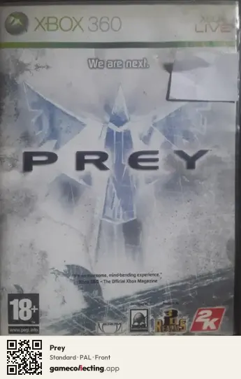 Prey Xbox 360, PAL box front