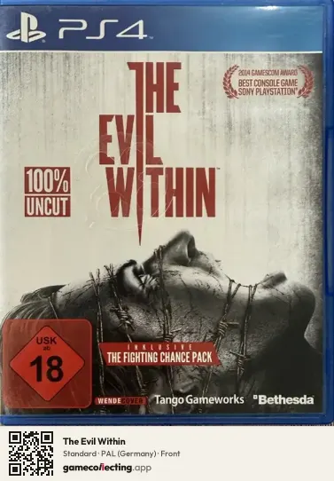 The Evil Within PlayStation 4, Germany box front