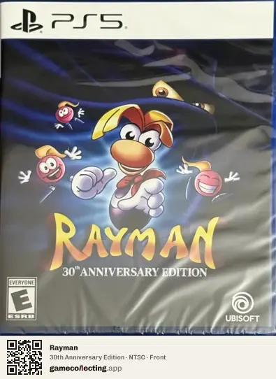 Rayman PlayStation 5, NTSC box front