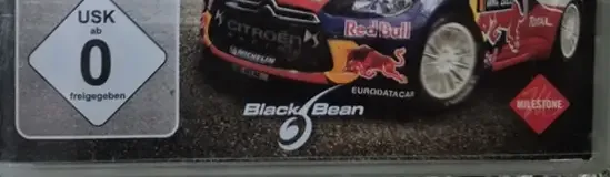 WRC 2, the USK square on its front
