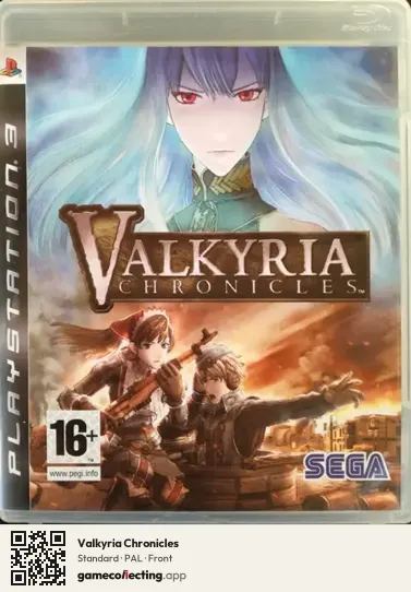 Valkyria Chronicles PlayStation 3, PAL box front