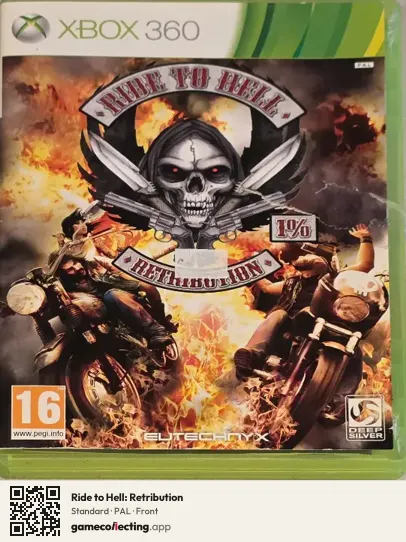 Ride to Hell: Retribution Xbox 360, PAL box front